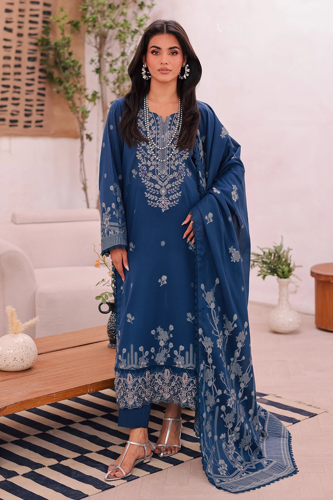 3 Piece - Premium Embroidered Jacquard - 456J