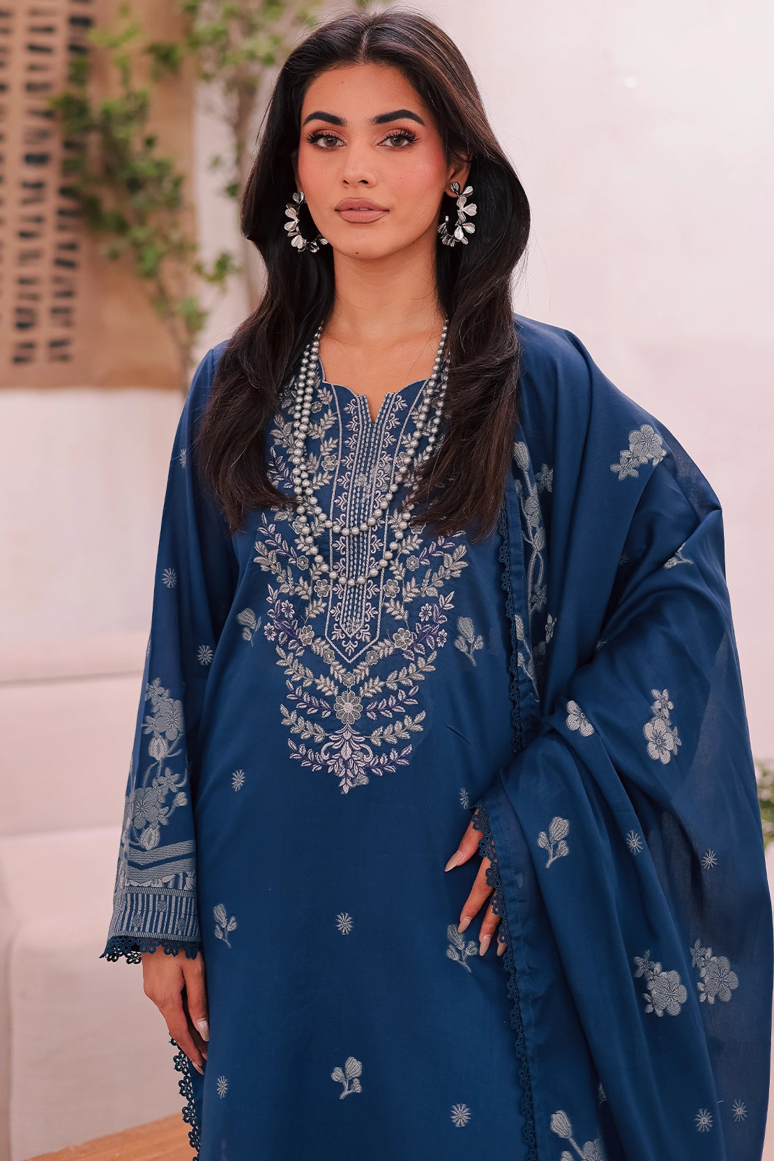 3 Piece - Premium Embroidered Jacquard - 456J