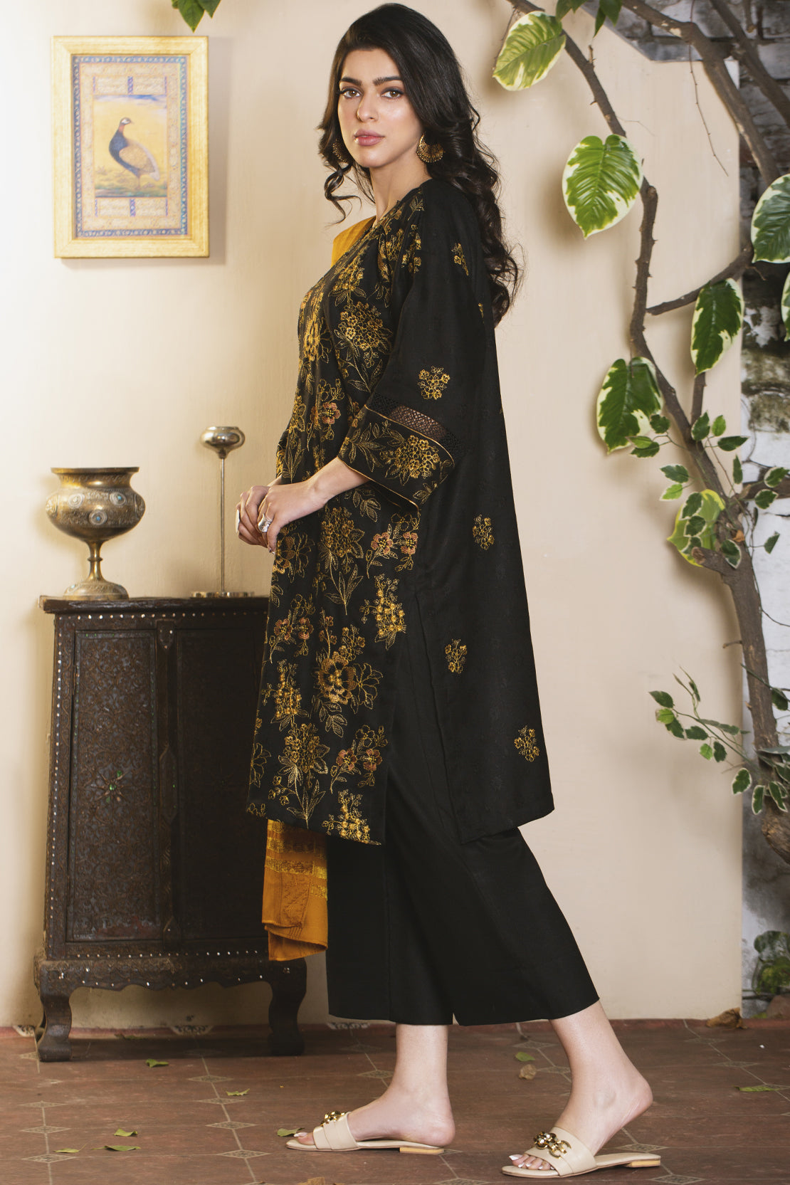 3 Piece - Premium Embroidered Jacquard Wool - 3120