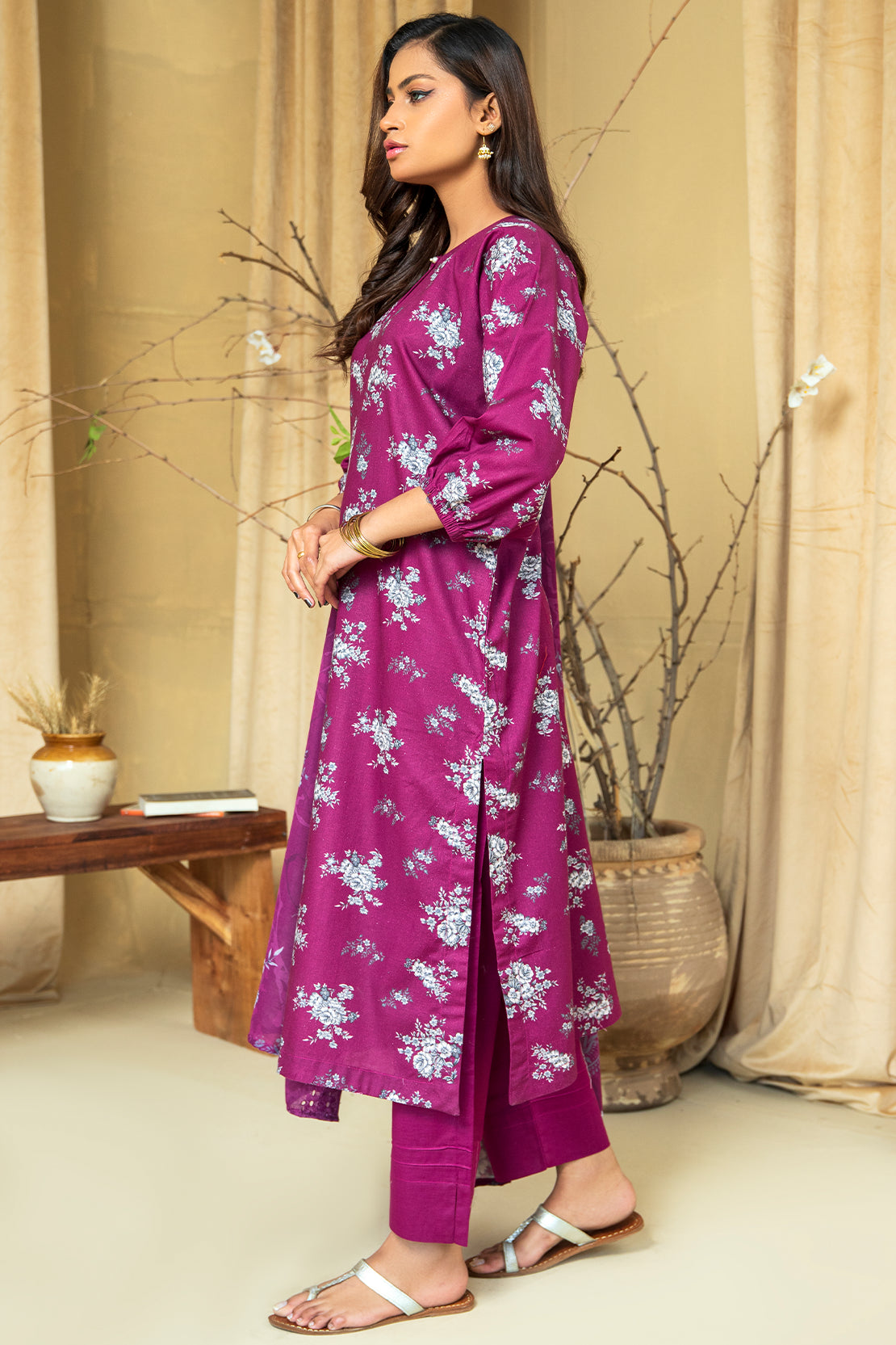 3 PIECE - PREMIUM PRINTED KHADDAR - 8440