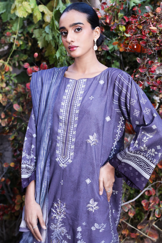 3 Piece - Premium Embroidered Linen - 0092