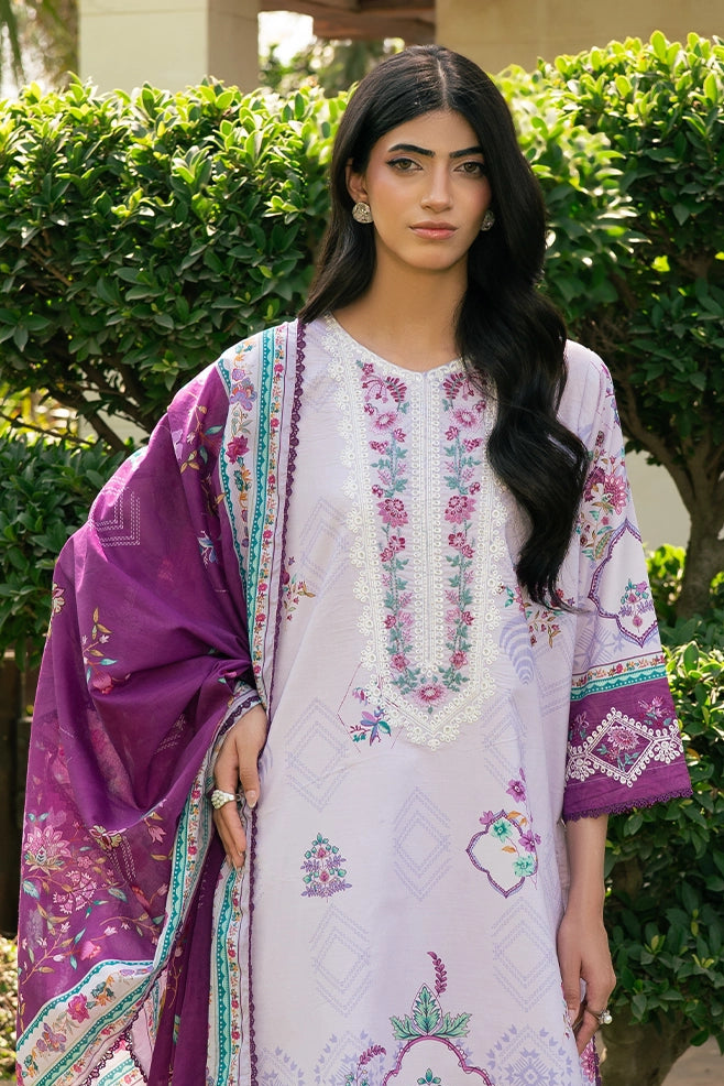 3 Piece - Premium Embroidered Lawn - 3753