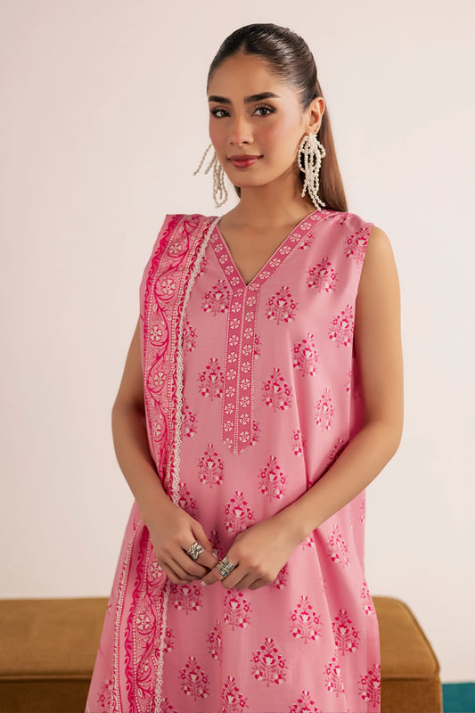 3 Piece- Premium Digitally Printed Lawn - 3776