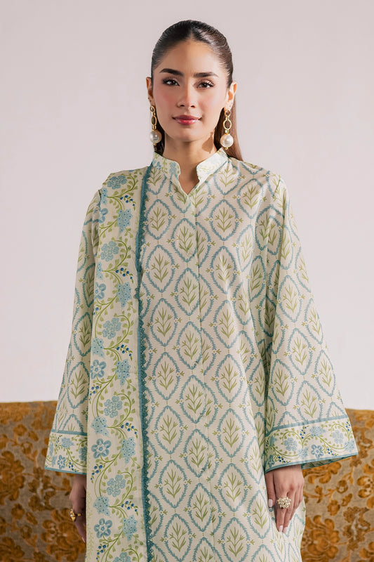 3 Piece- Premium Digitally Printed Lawn - 3778