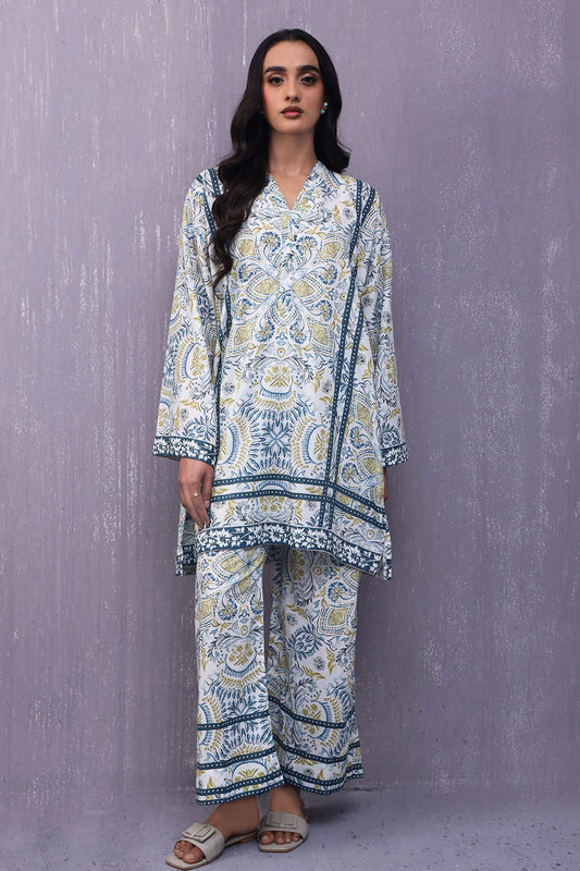 Stitched 2 Piece - Digitally Printed Lawn - 1022