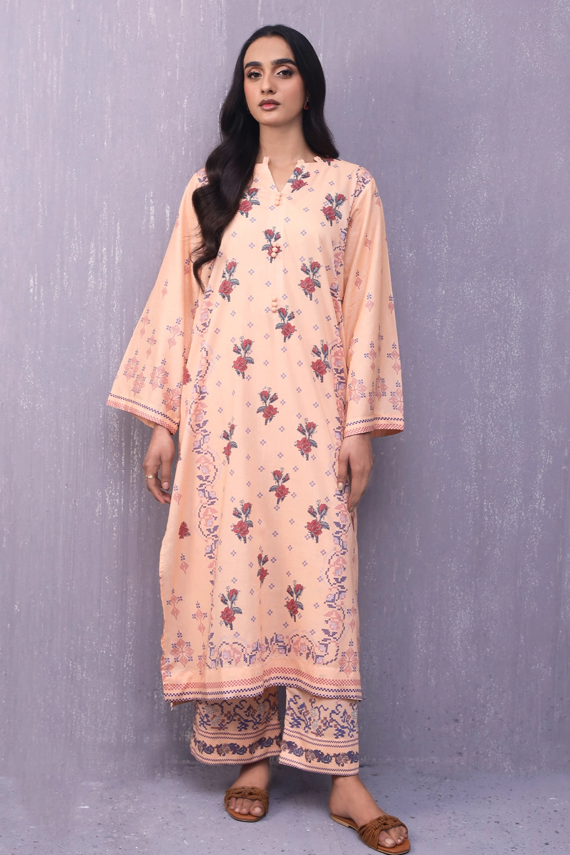 Stitched 2 Piece - Digitally Printed Lawn - 1024