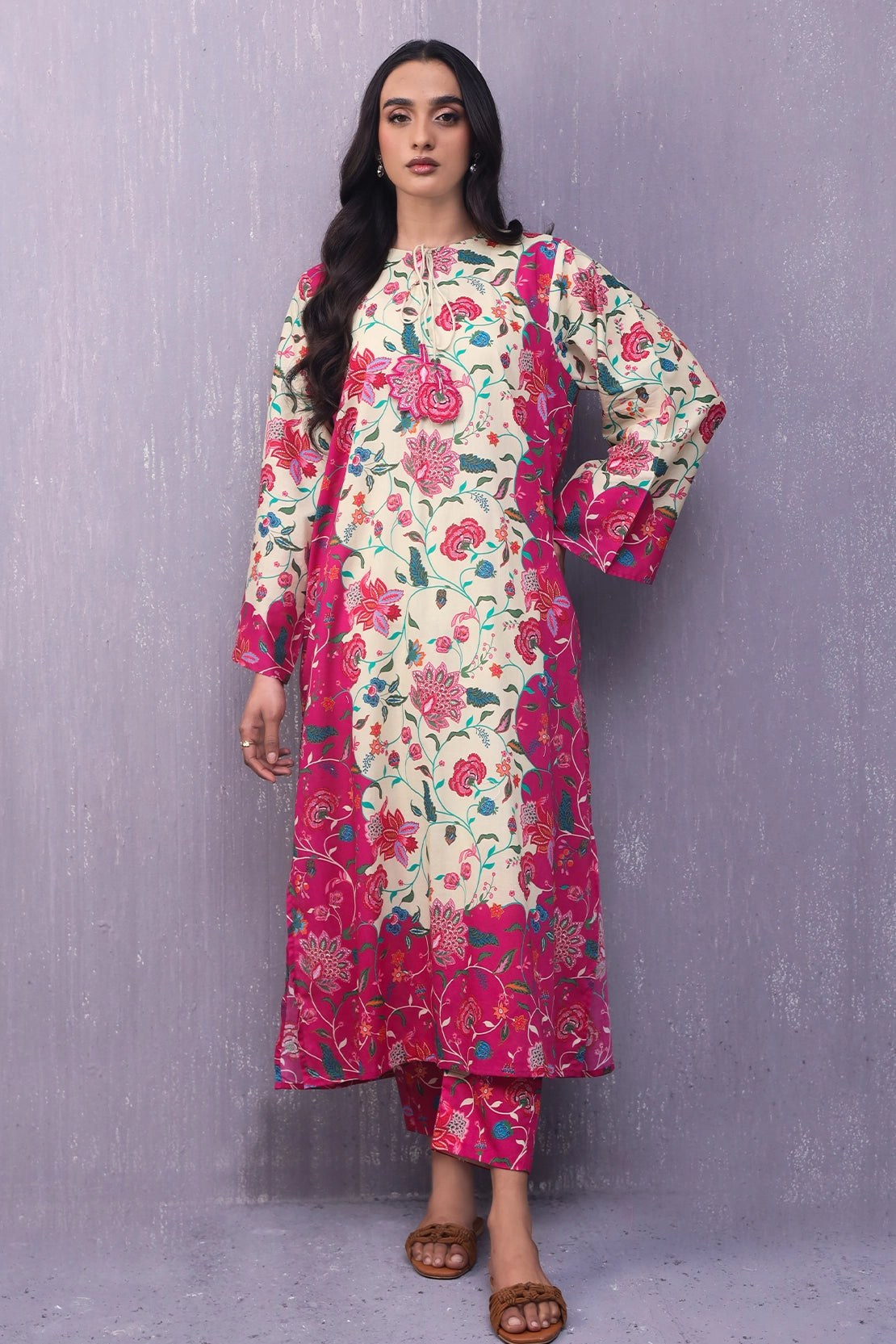 Stitched 2 Piece - Digitally Printed Lawn - 1028