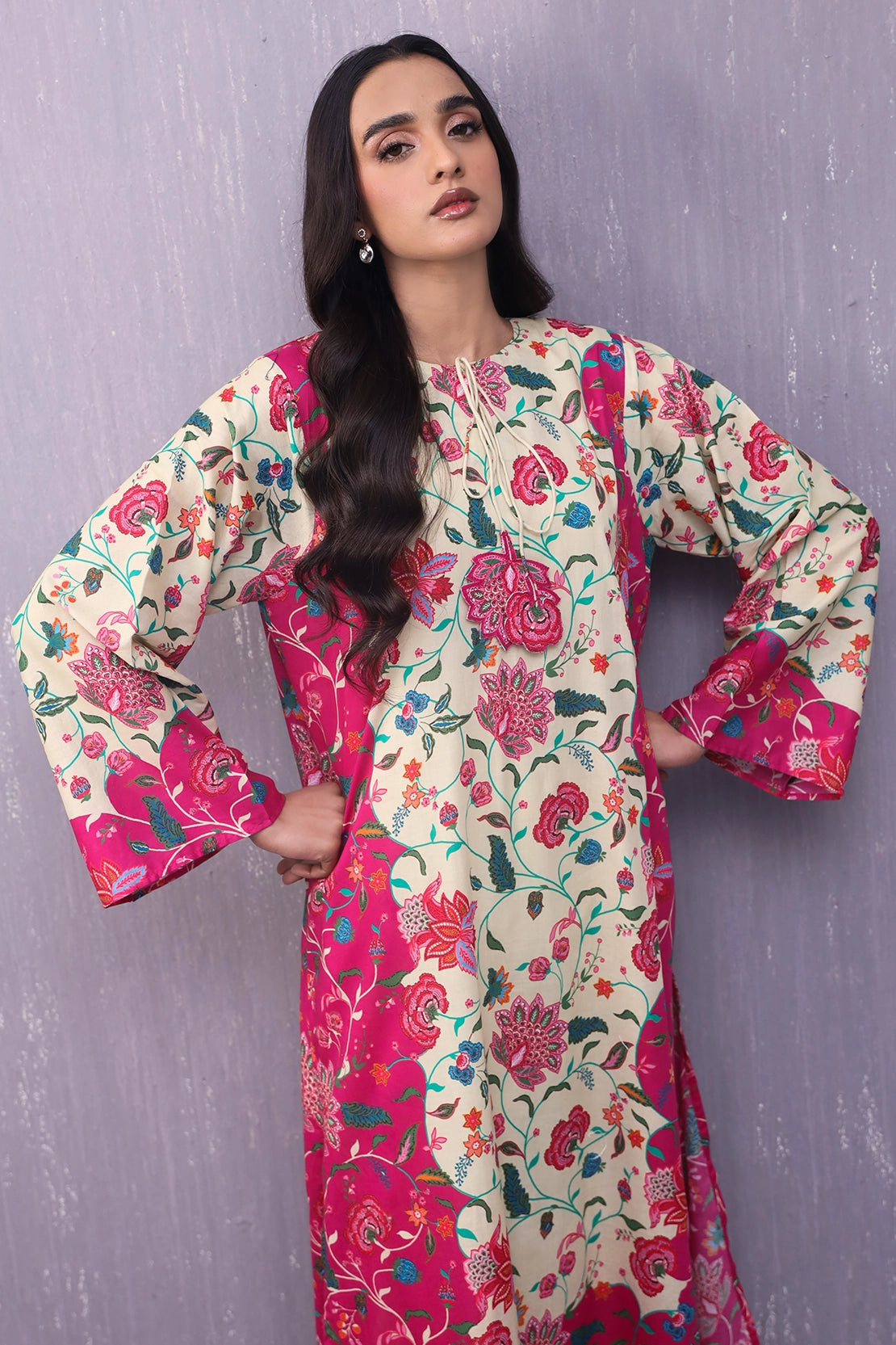 Stitched 2 Piece - Digitally Printed Lawn - 1028