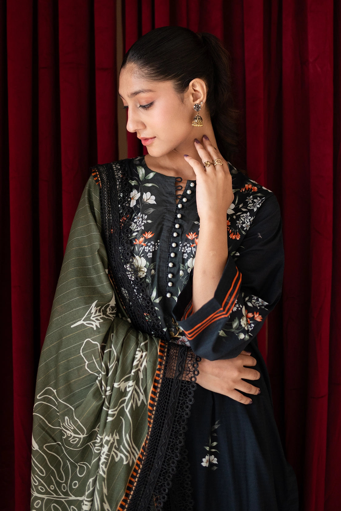 3 PIECE - DIGITALLY PRINTED LAWN - 010