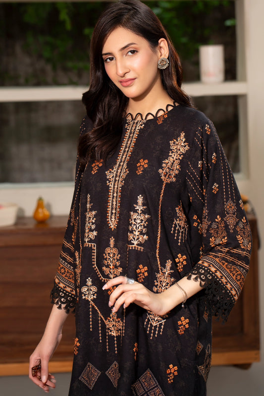 3 PIECE - PREMIUM EMBROIDERED KARANDI - 190