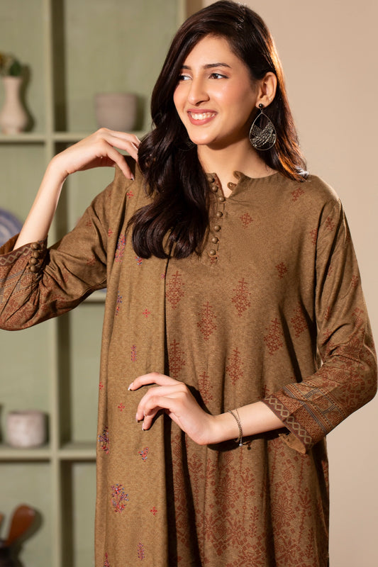 3 PIECE - PREMIUM EMBROIDERED KARANDI - 186