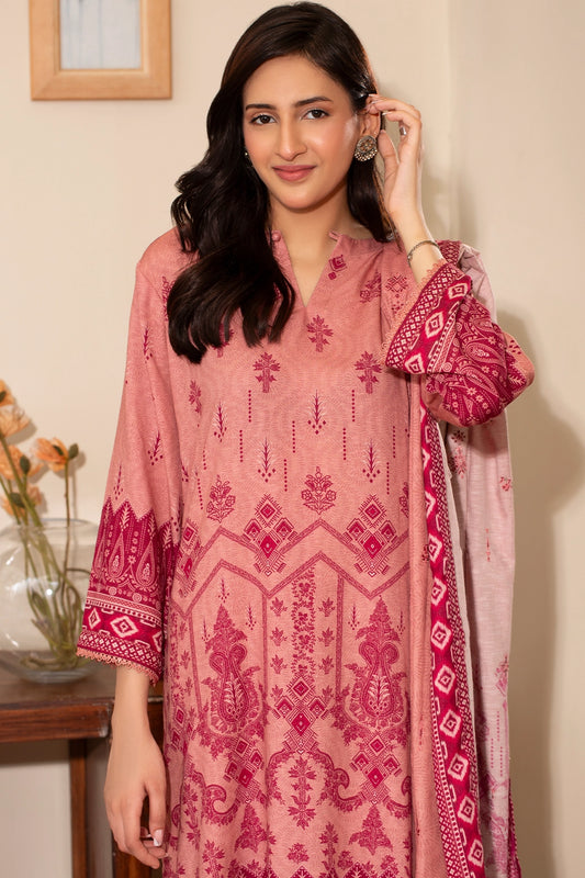 3 PIECE - PREMIUM EMBROIDERED KARANDI - 187