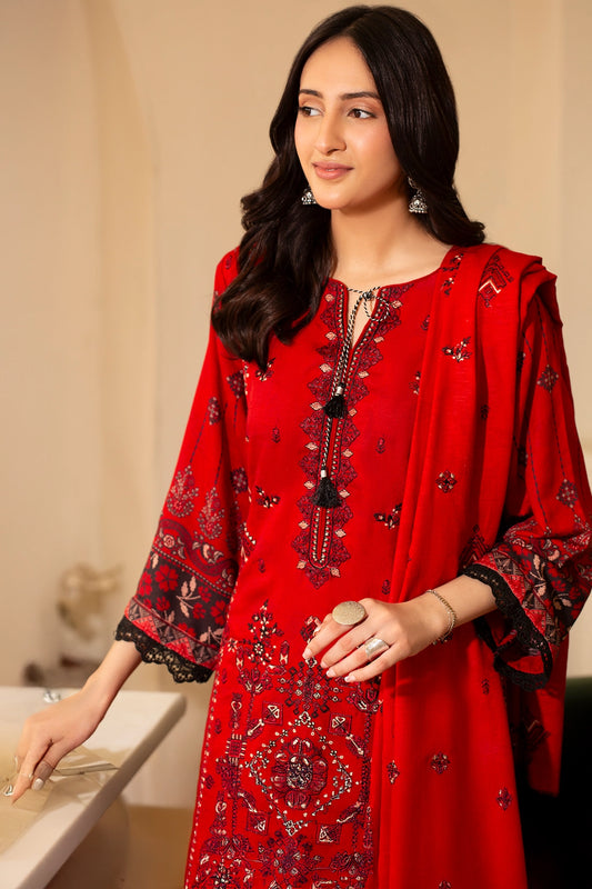 3 PIECE - PREMIUM EMBROIDERED KARANDI - 189