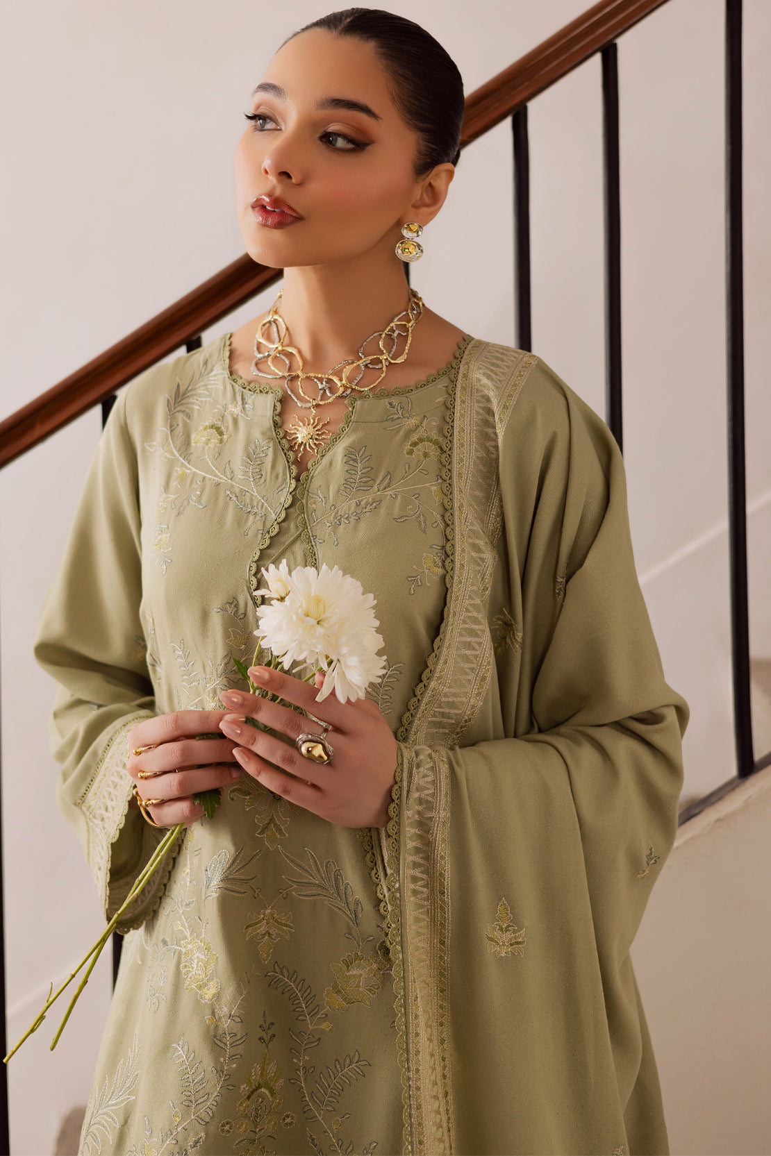 3 Piece - Premium Embroidered Karandi - 6670 – Rashid Tex