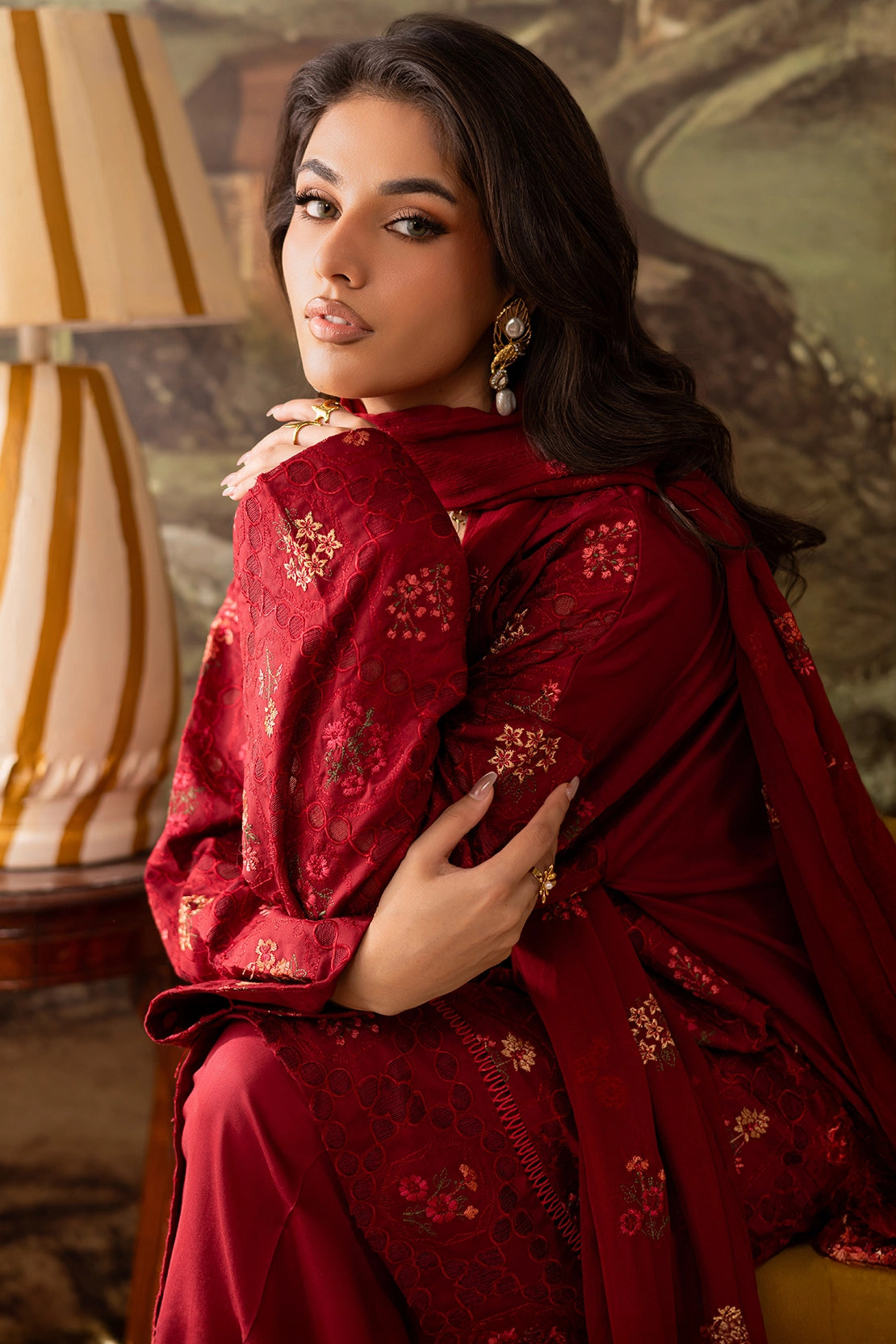 The Artisan Luxury Embroidered Viscose - 4405