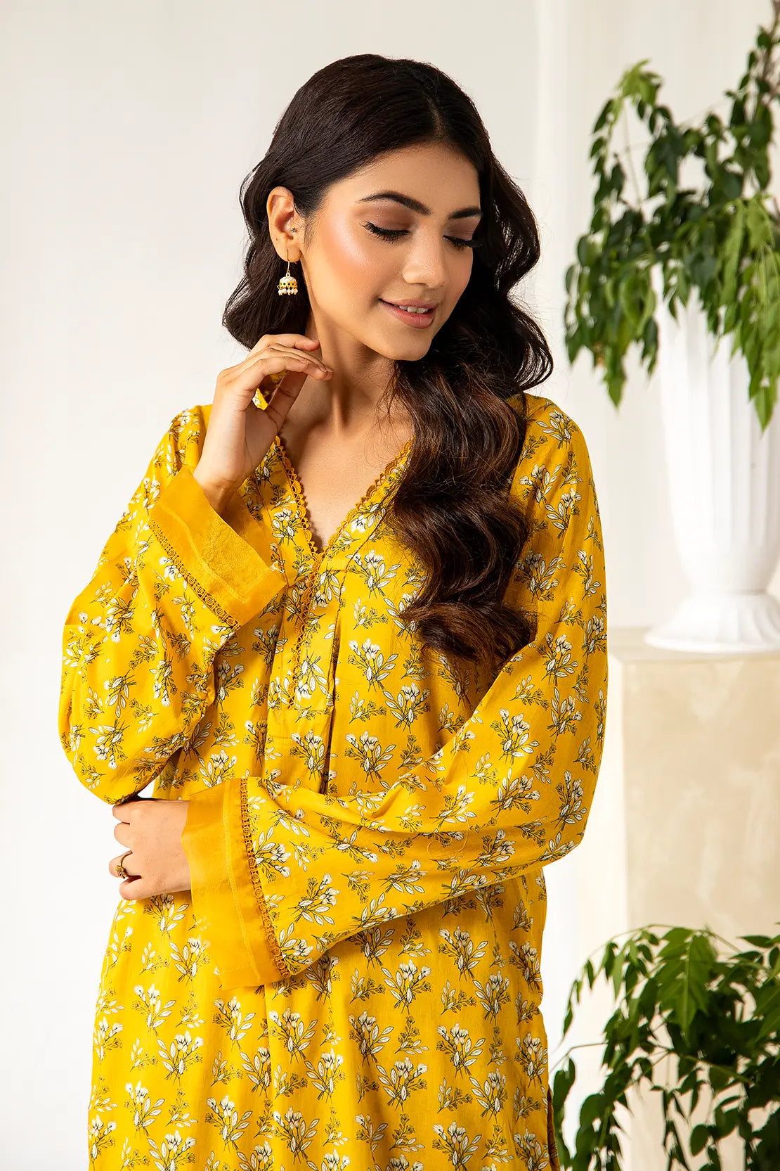 2 Piece - Printed Lawn Co-ord Set – 8070