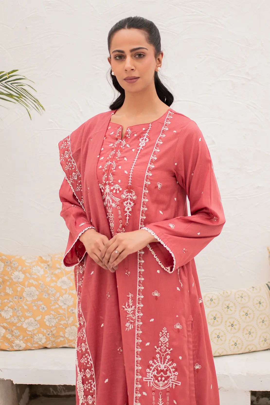 3 Piece - Embroidered Lawn - 8169