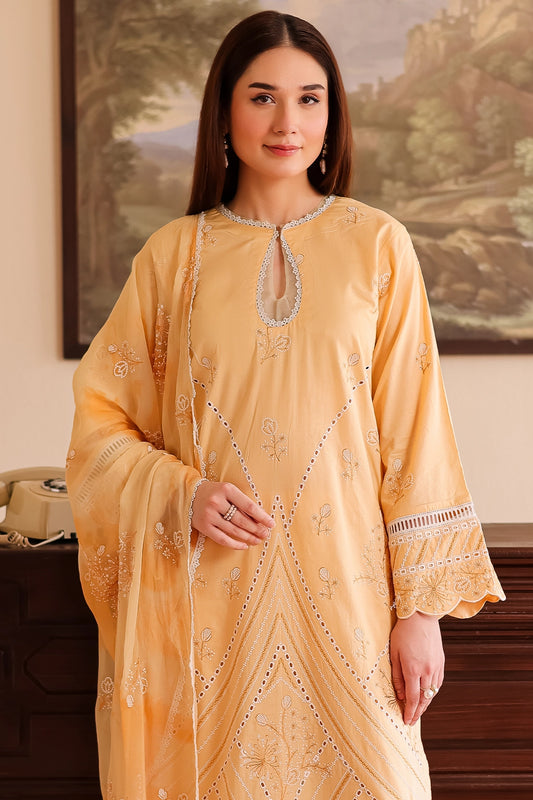 3 Piece - Premium Embroidered Lawn - 509