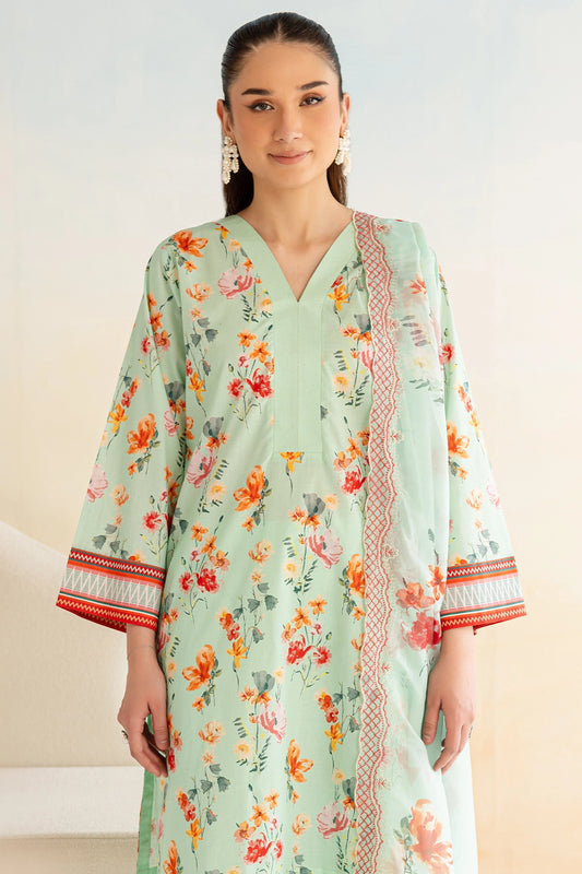 3 Piece - Premium Digitally Printed Lawn - 9164