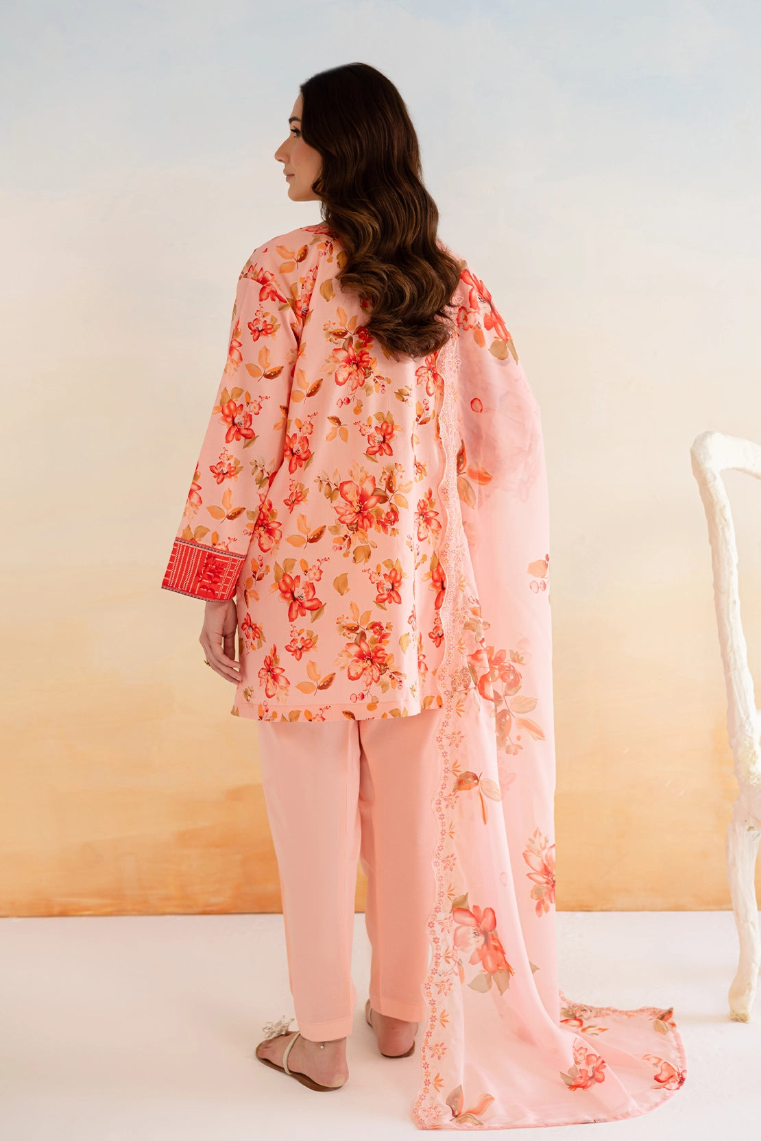 3 Piece - Premium Digitally Printed Lawn - 9165