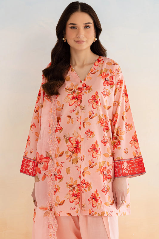 3 Piece - Premium Digitally Printed Lawn - 9165